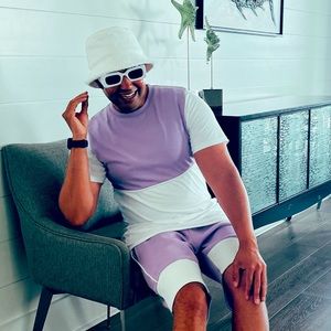 BooHoo Man Purple Short Sleeve T-Shirt In Large